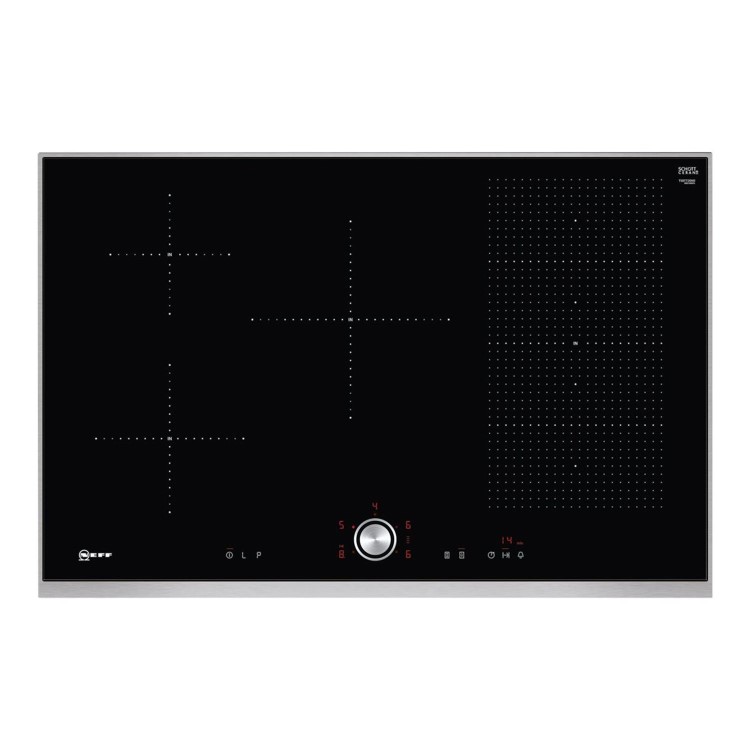 Neff T58TT20N0 N70 TwistPad Control Five Zone Induction Hob With FlexInduction Zone - Black