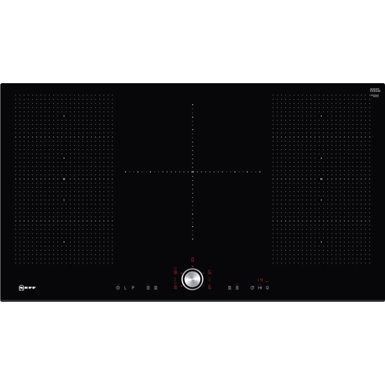 GRADE A1 - Neff T59FT50X0 92cm TwistPad Control Five Zone Induction Hob With 2 FlexInduction Zones Black