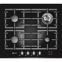 Neff T62R36S1 Series 3 Four Burner Gas-on-glass Hob - Black Glass