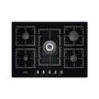Neff T63S46S1 Series 2 71cm Glass Base Gas Hob in Black