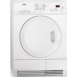 AEG T65370AH3 7kg Freestanding Condenser Tumble Dryer With Heat Pump White