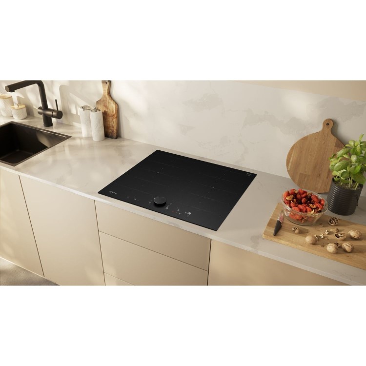 Neff N90 60cm 4 Zone Induction Hob - Matt Black