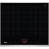 Neff T66TS6RN0 TwistPad Fire Control 56cm Induction Hob With FlexInduction Zones - Black With Stainless Steel Frame