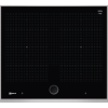 Neff T66TS6RN0 TwistPad Fire Control 56cm Induction Hob With FlexInduction Zones - Black With Stainless Steel Frame