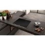 Neff T66TS6RN0 TwistPad Fire Control 56cm Induction Hob With FlexInduction Zones - Black With Stainless Steel Frame