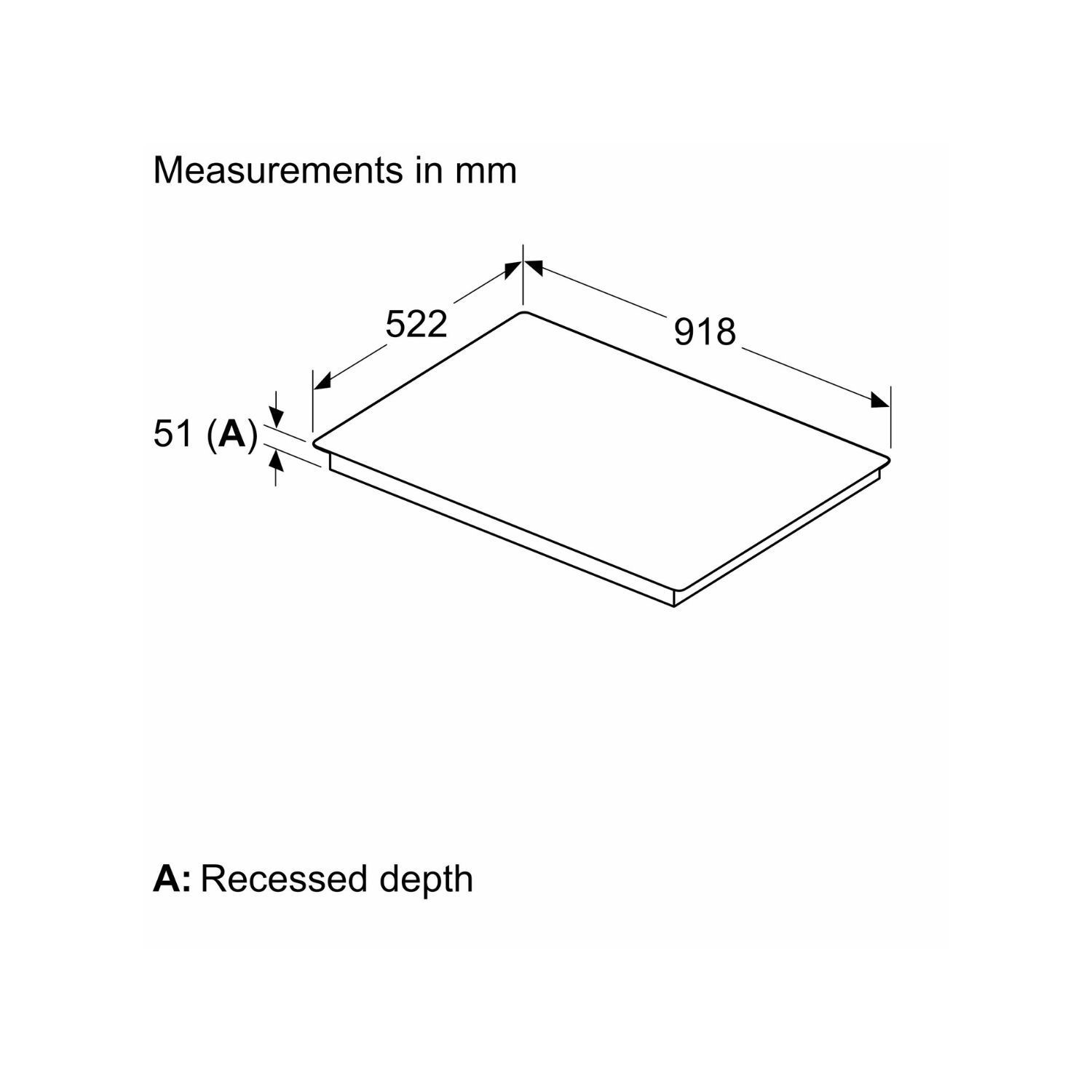 Neff N90 92cm 5 Zone Induction Hob T69FUV4L0 Appliances Direct