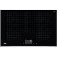 GRADE A1 - Neff T68TF6RN0 N90 82.6cm FlexInduction Hob For Up to 5 Pan - Black Glass With Stainless Steel Frame
