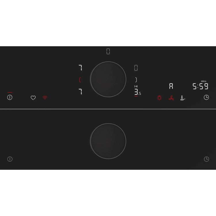 Refurbished Neff N90 T69FUV4L0 92cm 5 Zone Induction Hob Black