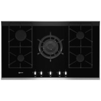 Neff T69S76N0 Series 4 90cm Gas-on-glass Hob with FSD