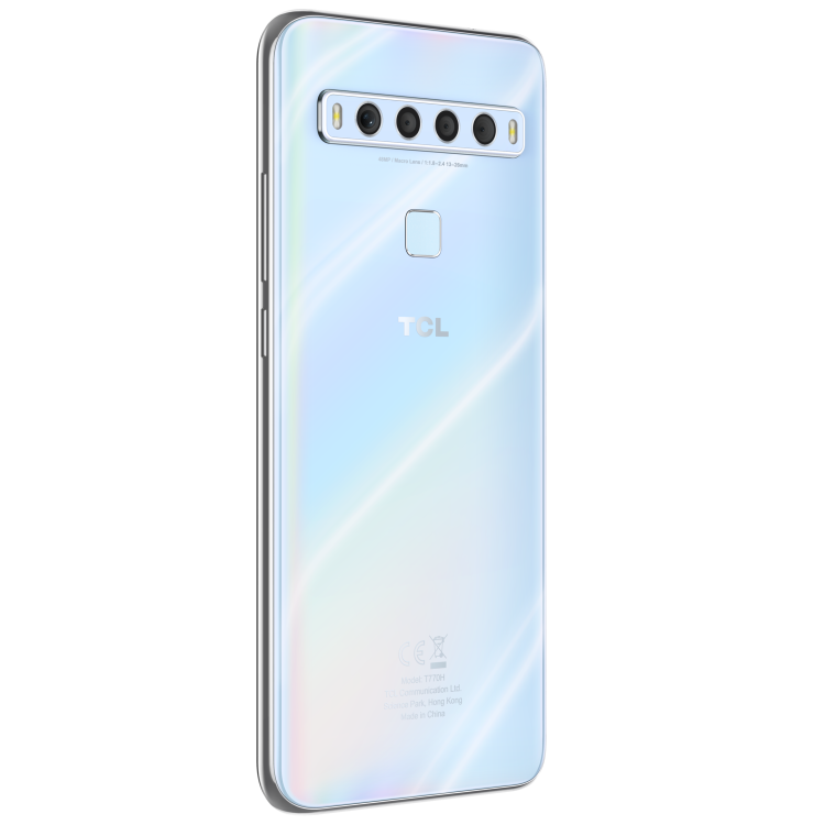 TCL 10 Lite Arctic White 6.53" 64GB 4G Dual SIM Unlocked & SIM Free Smartphone