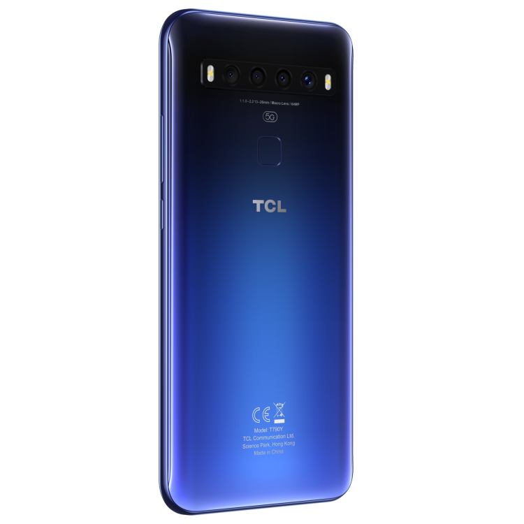 TCL 10 5G Chrome Blue 6.53" 128GB 5G Unlocked & SIM Free Smartphone