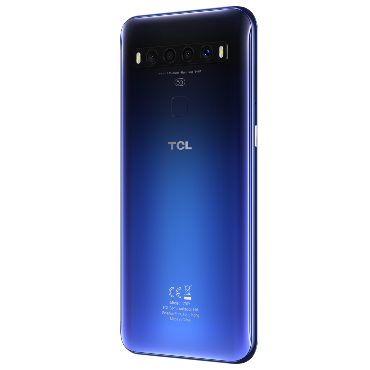 TCL 10 5G Chrome Blue 6.53" 128GB 5G Unlocked & SIM Free Smartphone
