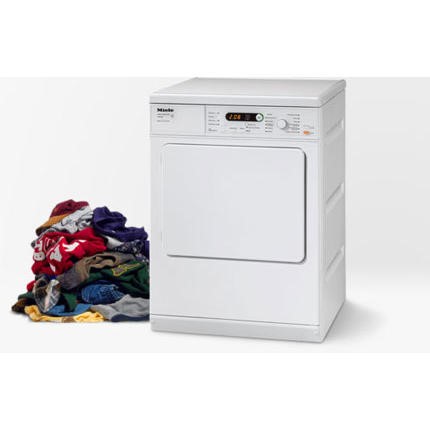 Miele T8722 Freestanding Tumble Dryer In White Appliances Direct