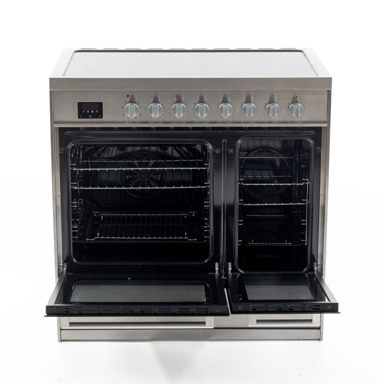 Tesla 90cm Electric Range Cooker - Stainless Steel
