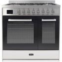 T90DDFRCSS Tesla 90cm Dual Fuel Range Cooker - Stainless Steel