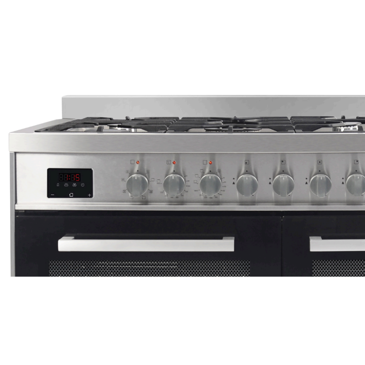 Tesla 90cm Dual Fuel Range Cooker - Stainless Steel