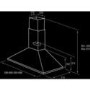 GRADE A2 - Elica TAMAYA-60-HP Tamaya High Performance 60cm Chimney Cooker Hood Stainless Steel