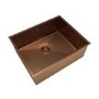 Single Bowl Copper Undermount Stainless Steel Kitchen Sink - Enza Tamara