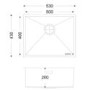 Single Bowl Copper Undermount Stainless Steel Kitchen Sink - Enza Tamara