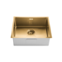 Single Bowl Undermount Brass Stainless Steel Kitchen Sink - Enza Tamara