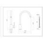 Brushed Brass Single Lever Monobloc Kitchen Mixer Tap - Enza Tamara