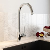 Chrome Single Lever Monobloc kitchen Mixer Tap - Enza Tamara