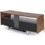 Off The Wall Curved 1300 Dark Wood TV Cabinet - Up to 55 Inch