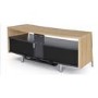 Off The Wall Curved 1300 Light Wood TV Cabinet - Up to 55 Inch