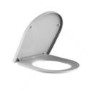 White Round Soft Close Toilet Seat with Quick Release - Tanya