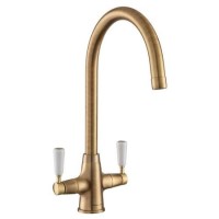 Rangemaster AquaClassic Double Lever Kitchen Mixer Tap  - Chrome