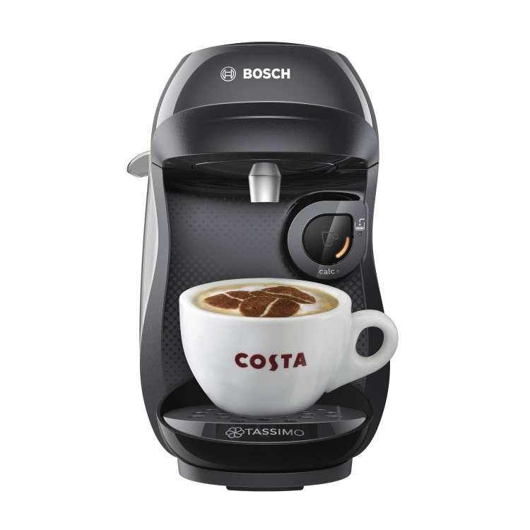 Refurbished Bosch Tassimo TAS1002GB Happy Pod Coffee Machine Black