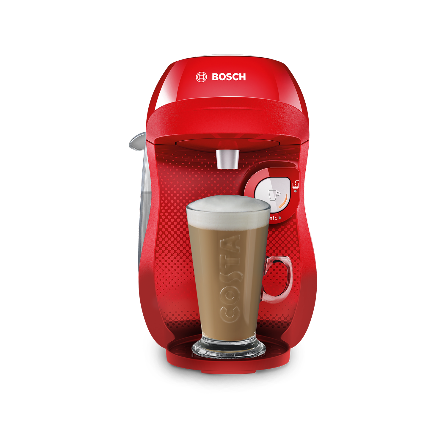 Bosch Tassimo TAS1006GB Happy Coffee Machine Plastic Red White 