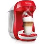 GRADE A1 - Tassimo by Bosch TAS1006GB Happy Pod Coffee Machine - Red & White
