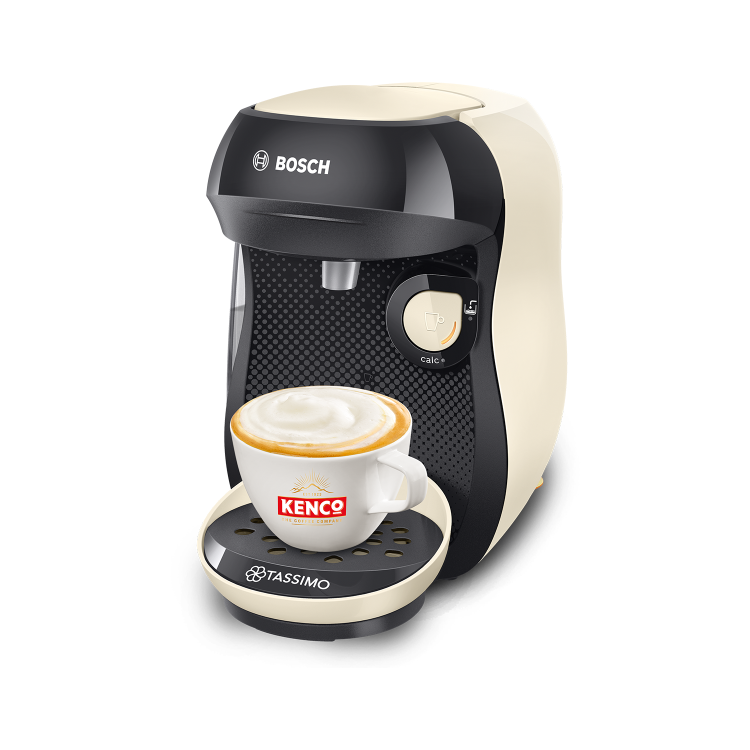 Tassimo by Bosch Happy Pod Coffee Machine - Cream & Black