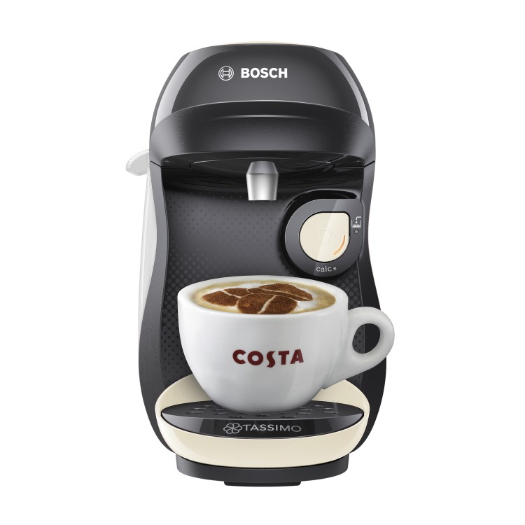 Tassimo by Bosch Happy Pod Coffee Machine - Cream & Black