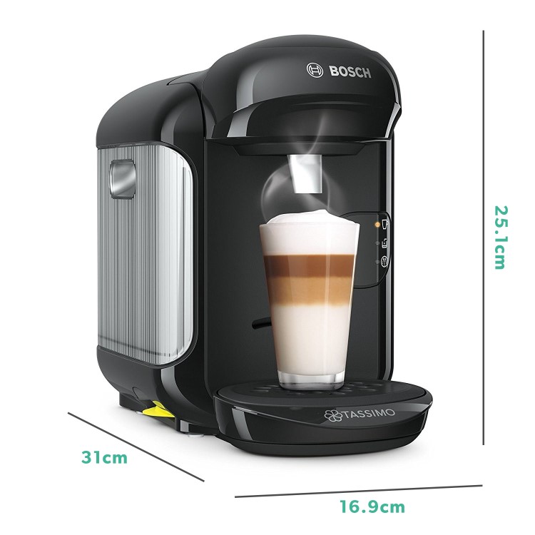 GRADE A1 - Tassimo by Bosch TAS1402GB Vivy 2 Pod Coffee Machine - Black
