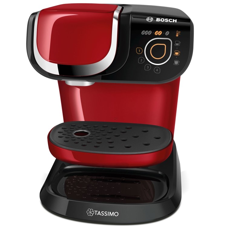 GRADE A1 - Tassimo by Bosch TAS6503GB My Way Pod Coffee Machine - Red