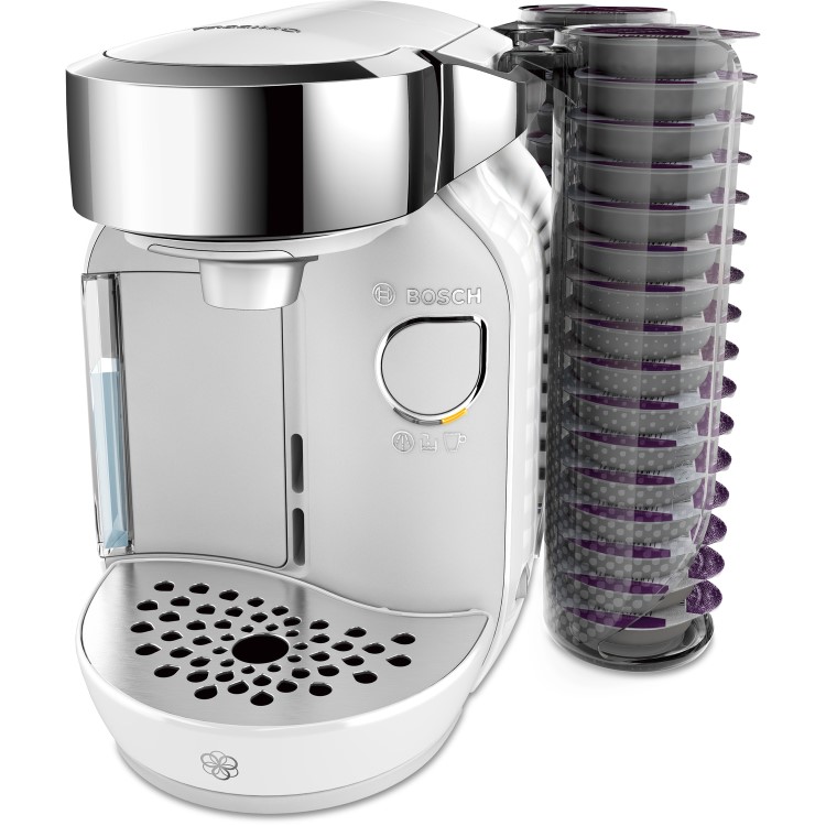Bosch TAS7004GB Tassimo Caddy Hot Drinks Coffee Machine White