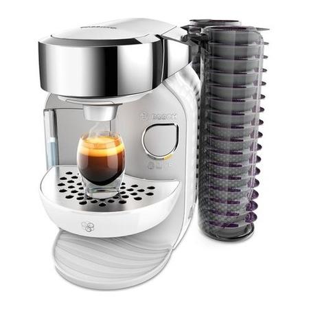 Bosch TAS7004GB Tassimo Caddy Hot Drinks Coffee Machine White