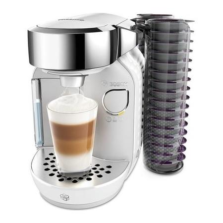 Bosch TAS7004GB Tassimo Caddy Hot Drinks Coffee Machine White
