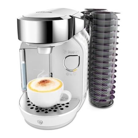 Bosch TAS7004GB Tassimo Caddy Hot Drinks Coffee Machine White