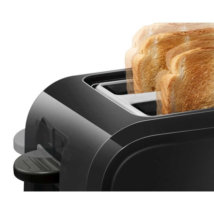 GRADE A1 - Bosch TAT3A0133G Village Collection 2 Slice Toaster - Black