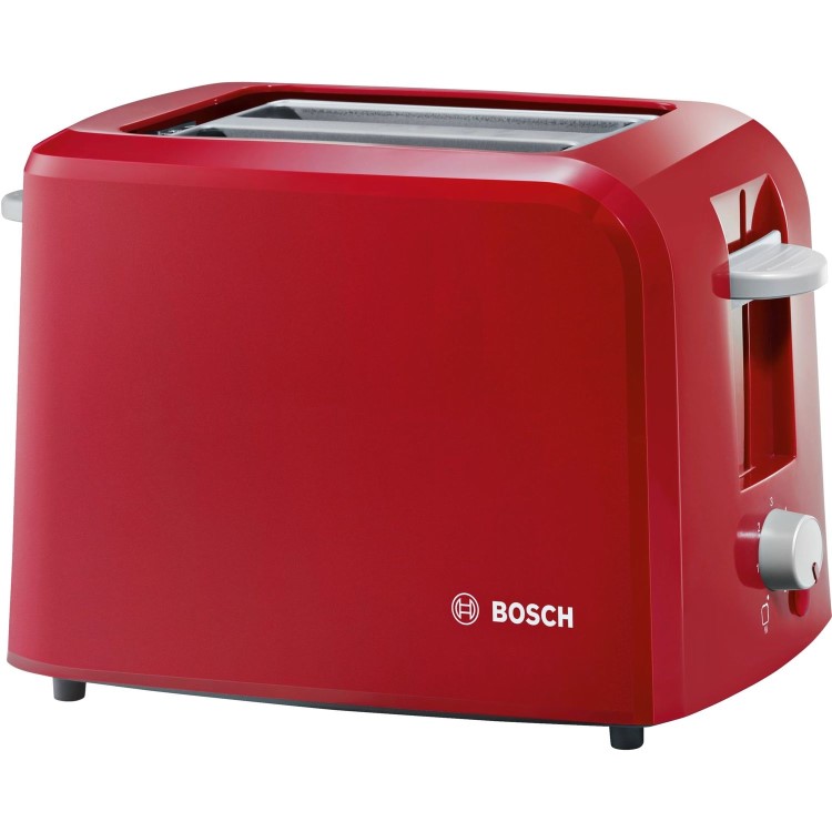 Bosch TAT3A014GB 2 Slot Toaster - Red
