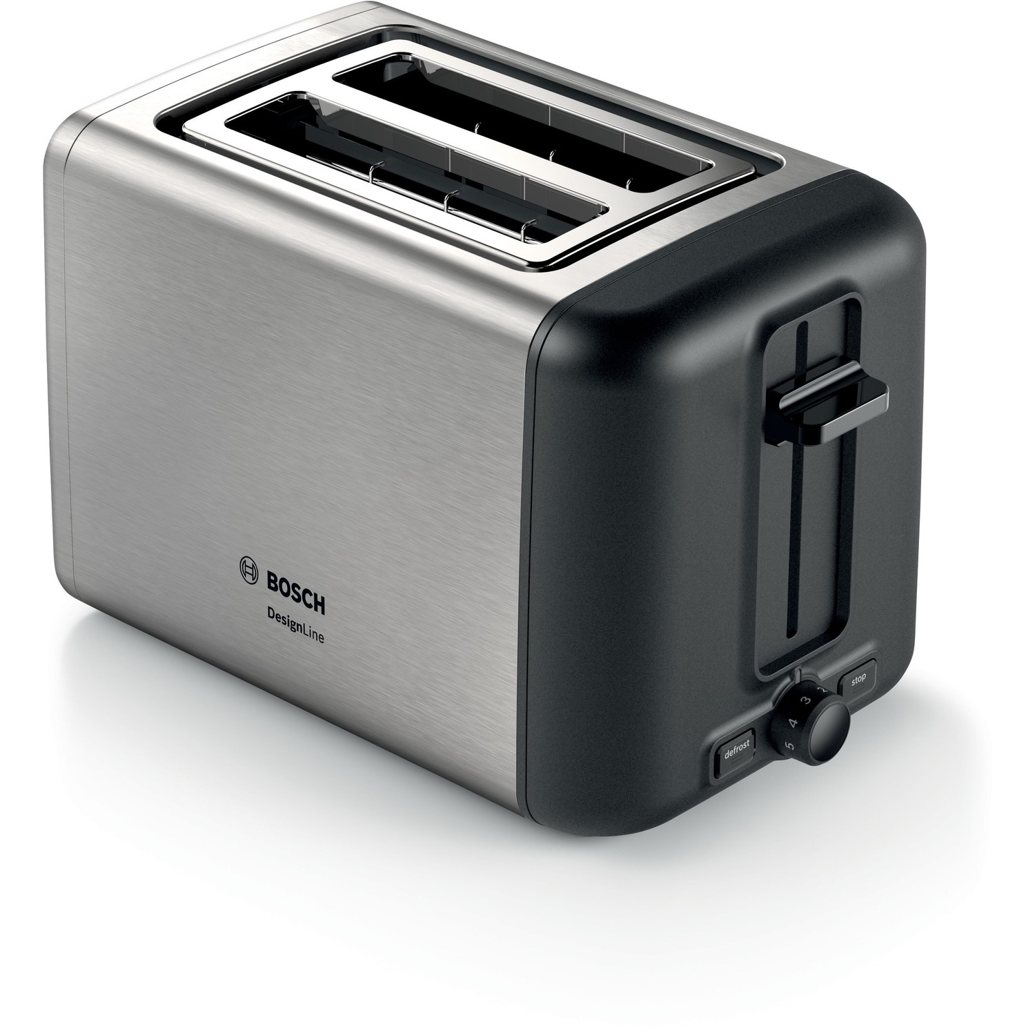 Bosch DesignLine 2 Slice Toaster - Silver