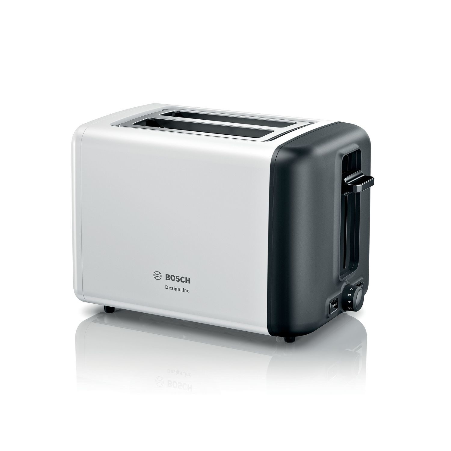 Bosch DesignLine 2 Slice Toaster - White