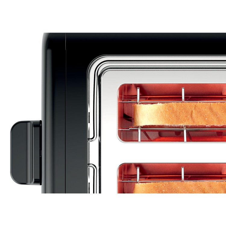 Refurbished Bosch TAT3P423GB DesignLine 2 Slice Toaster Black