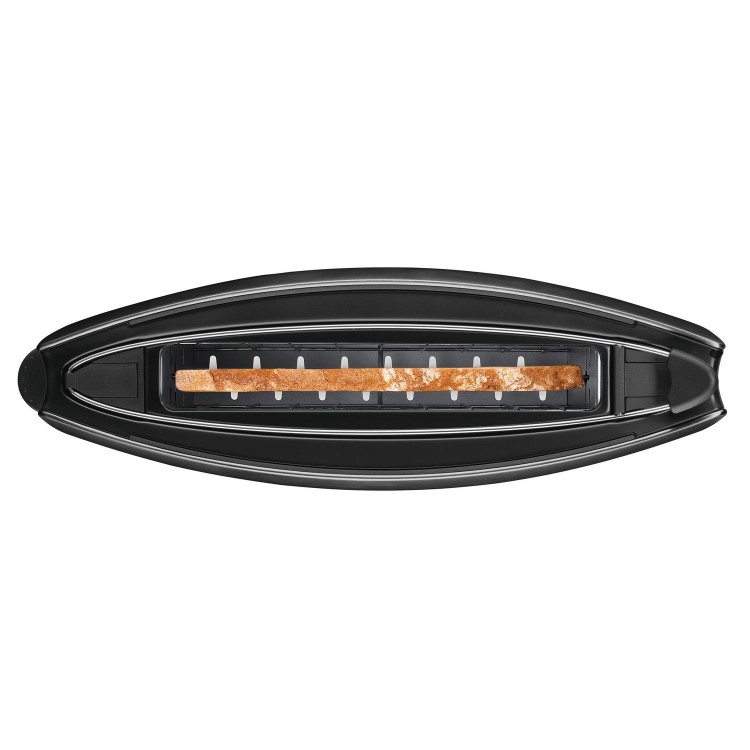 Bosch TAT6805GB Long Slot Toaster - Stainless Steel And Anthracite