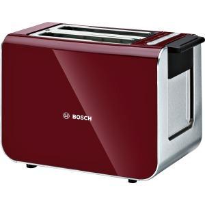 Bosch TAT86104GB Styline 2 Slice Toaster in Red