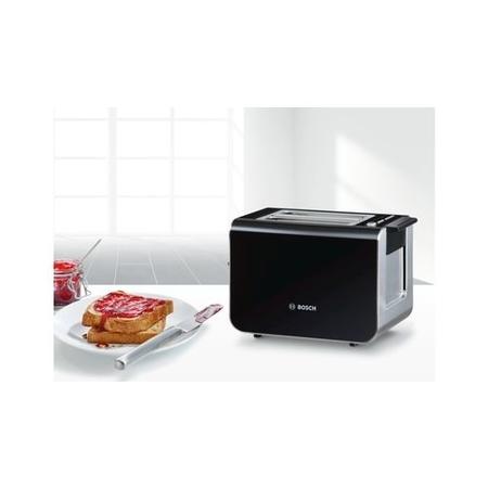Refurbished Bosch TAT8613GB Styline 2 Slice Toaster Black