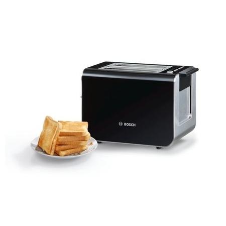 Refurbished Bosch TAT8613GB Styline 2 Slice Toaster Black